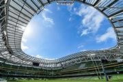 4 April 2015; A general view of the Aviva Stadium before the game. European Rugby Champions Cup Quarter-Final, Leinster v Bath. Aviva Stadium, Lansdowne Road, Dublin.