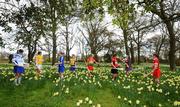 15 April 2008; At the launch of the Coillte Development Squads 2008 are camogie players repesenting eight different counties, from left, Colleen Patterson, Waterford, Orla O'Hara, Antrim, Roisin Dunne, Cavan, Laura Dowd, Roscommon, Ciara Quirke, Carlow, Leona McGarry, Down, Louise Stafford, Wexford and Emer Murray, Louth. National Botanic Gardens, Glasnevin, Dublin. Picture credit: Stephen McCarthy / SPORTSFILE