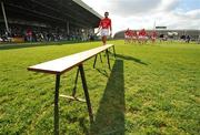 6 April 2008; Sean Og O hAilpin, Cork, and his team-mates take up their positions for the team picture. Allianz National Hurling League, Quarter-Final, Limerick v Cork, The Gaelic Grounds, Limerick. Picture credit: David Maher / SPORTSFILE