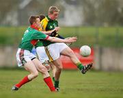 19 April 2008; Paddy Curran, Kerry, in action against Donal Vaughan, Mayo. Cadbury All-Ireland U21 Football semi-final, Kerry v Mayo, McDonagh Park, Nenagh, Co. Tipperary. Picture credit: Brendan Moran / SPORTSFILE *** Local Caption ***