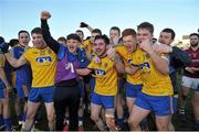 4 April 2015; Roscommon players celebrate after their side's victory. EirGrid Connacht U21 Football Championship Final, Galway v Roscommon. Tuam Stadium, Tuam, Co. Galway. Picture credit: Ray Ryan / SPORTSFILE