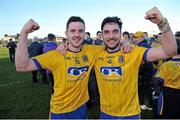 4 April 2015; Roscommon brothers Paul and Cathal Kenny celebrate their side's victory over Galway in the Final. EirGrid Connacht U21 Football Championship Final, Galway v Roscommon. Tuam Stadium, Tuam, Co. Galway. Picture credit: Ray Ryan / SPORTSFILE