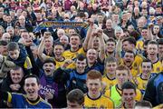 4 April 2015; Roscommon players and supporters celebrate after beating Galway in the Final. EirGrid Connacht U21 Football Championship Final, Galway v Roscommon. Tuam Stadium, Tuam, Co. Galway. Picture credit: Ray Ryan / SPORTSFILE