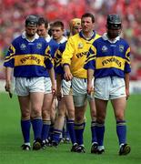 2 July 2000; Tipperary goalkeeper Brendan Cummins during the pre-match parade prior to the Guinness Munster Senior Hurling Championship Final between Cork and Tipperary at Semple Stadium in Thurles, Tipperary. Photo by Ray McManus/Sportsfile