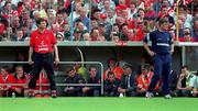 2 July 2000; Managers Jimmy Barry Murphy of Cork, left, and Nicky English of Tipperary during the Guinness Munster Senior Hurling Championship Final between Cork and Tipperary at Semple Stadium in Thurles, Tipperary. Photo by Ray McManus/Sportsfile