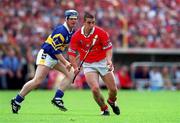 2 July 2000; Derek Barrett of Cork during the Guinness Munster Senior Hurling Championship Final between Cork and Tipperary at Semple Stadium in Thurles, Tipperary. Photo by Brendan Moran/Sportsfile