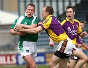 27 April 2008; Shane McDermott, Fermanagh, in action against Philip Wallace, Wexford. Allianz National Football League, Division 3 Final, Wexford v Fermanagh, Parnell Park, Dublin. Picture credit: Oliver McVeigh / SPORTSFILE
