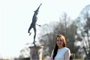 9 April 2015; The Women’s Gaelic Players Association presented its first ever third-level scholarships today at Carton House. A total of 12 scholarships have been awarded to third-level students who are also inter-county Camogie and Ladies Football players. The scholarship support represents a step forward by the WGPA, which was launched in January this year and now has 700 members. Pictured at the announcement is Mayo ladies footballer Sarah Tierney. Carton House, Maynooth, Co. Kildare. Picture credit: Ramsey Cardy / SPORTSFILE