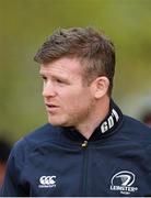 10 April 2015; Leinster's Gordon D'Arcy arrives for squad training. Leinster Rugby Squad Training. Rosemount, UCD, Dublin. Picture credit: Piaras Ó Mídheach / SPORTSFILE