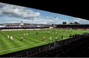 11 April 2015; A view of the stadium as the teams warm up. UEFA Women’s Under 17 European Championship Elite Phase, Group 2, Republic of Ireland v Netherlands, Turners Cross, Cork. Picture credit: Eoin Noonan / SPORTSFILE