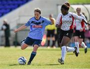 11 April 2015; Ciara Grant, UCD, in action against Vanessa Ogbonna, UCC. WSCAI Intervarsities Cup Final, UCD v UCC, Waterford IT, Waterford. Picture credit: Matt Browne / SPORTSFILE