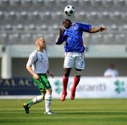 4 May 2008; Gael Kakuta, France, in action against Padraic Ormsby, Republic of Ireland. UEFA European Under-17 Championship Group B, France v Republic of Ireland, Mardan Sport Complex, Antalya, Turkey. Photo by Sportsfile