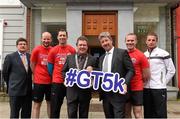 13 April 2015; The Grant Thornton Corporate 5k Team Challenge takes place in The Mall, Cork City on Tuesday 30th of June at 7.30pm. Pictured at the launch are, from left to right, John Foley, CEO, Athletics Ireland, Grant Thornton director Ray Egan, event ambassador David Matthews, Jim O'Donovan, Director of Services, Cork City Council, Gearoid Costelloe, Partner, Grant Thornton, Grant Thornton director and former Munster rugby player John Kelly and Stephen Macklin, RDO, Athletics Ireland. Grant Thornton Head Office, Cork. Picture credit: Diarmuid Greene / SPORTSFILE