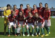 14 April 2015; The Hungary team. UEFA Womenâ€™s Under 17 European Championship, Elite Phase, Group 2, Republic of Ireland v Hungary, Turners Cross, Cork. Picture credit: Eoin Noonan / SPORTSFILE
