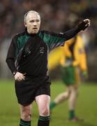 2 February 2008; Referee, Martin Duffy, Sligo. Allianz National Football League, Division 1, Round 1, Donegal v Kerry, Fr. Tierney Park, Ballyshannon, Co. Donegal. Picture credit: Oliver McVeigh / SPORTSFILE