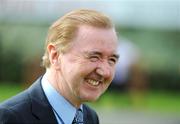 11 May 2008; A delighted Dermot Weld, trainer, after he sent out Casual Conquest to win the Derrinstown Stud Derby Trial Stakes. Derrinstown Stud Derby Trial Stakes Day, Leopardstown, Co. Dublin. Picture credit: Stephen McCarthy / SPORTSFILE