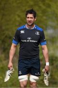 14 April 2015; Leinster's Kevin McLaughlin during squad training at UCD, Dublin. Picture credit: Stephen McCarthy / SPORTSFILE