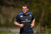 14 April 2015; Leinster's Rhys Ruddock arrives to squad training at UCD, Dublin. Picture credit: Stephen McCarthy / SPORTSFILE