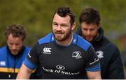 14 April 2015; Leinster's Cian Healy during squad training at UCD, Dublin. Picture credit: Stephen McCarthy / SPORTSFILE