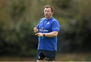 14 April 2015; Leinster skills and kicking coach Richie Murphy during squad training at UCD, Dublin. Picture credit: Stephen McCarthy / SPORTSFILE