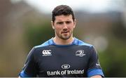 14 April 2015; Leinster's Ben Marshall during squad training at UCD, Dublin. Picture credit: Stephen McCarthy / SPORTSFILE