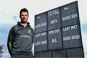 15 April 2015; Ireland's Max Sorenson poses for a portrait ahead of the Royal one-day London International between Ireland and England at Malahide Cricket Club on Friday 8th May. Malahide Cricket Club, Malahide, Co. Dublin. Picture credit: Ramsey Cardy / SPORTSFILE