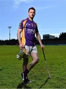 16 April 2015; Kilmacud Crokes hurler Niall Corcoran poses for a portrait at the 2015 Dublin Club Senior Football and Hurling Championships launch. Parnell Park, Dublin. Picture credit: Ramsey Cardy / SPORTSFILE