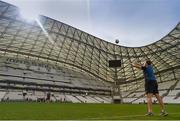 18 April 2015; Leinster's Sean Cronin during their captain's run before the European Rugby Champions Cup Semi-Final against RC Toulon. Stade VÃ©lodrome, Marseilles, France. Picture credit: Stephen McCarthy / SPORTSFILE