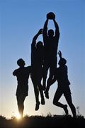 12 May 2008; A general view of a statue depicting Gaelic Football at the Clashlehane roundabout in Tralee, Co. Kerry. Picture credit; Brendan Moran / SPORTSFILE