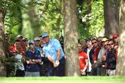 16 May 2008; Darren Clarke pitches onto the 3rd green during the 2008 Irish Open Golf Championship. 2008 Irish Open Golf Championship, Adare Manor, Co. Limerick. Picture credit: Matt Browne / SPORTSFILE