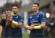 19 April 2015; Ben Marshall, right, and Be Te'o, Leinster, after the game. European Rugby Champions Cup Semi-Final, RC Toulon v Leinster. Stade Vélodrome, Marseilles, France. Picture credit: Brendan Moran / SPORTSFILE