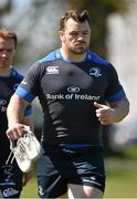 21 April 2015; Leinster's Cian Healy ahead of squad training. UCD, Dublin. Picture credit: Pat Murphy / SPORTSFILE