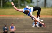 17 May 2008; Barry Pender, Knockbeg A.C., on his way to setting a new record of 2.10m in the Senior Boys High Jump and to win the event. Kit Kat Leinster Schools’ Athletics, Morton Stadium, Santry, Dublin. Picture credit: Tomas Greally / SPORTSFILE