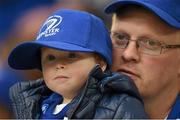 19 April 2015; Leinster supporters Evan, left, and Stuart Gethings, from Wexford, in attendance at the game. European Rugby Champions Cup Semi-Final, RC Toulon v Leinster. Stade Vélodrome, Marseilles, France. Picture credit: Brendan Moran / SPORTSFILE