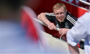 21 April 2015; Munster's Keith Earls looks on during a press conference. Irish Independent Park, Cork. Picture credit: Diarmuid Greene / SPORTSFILE