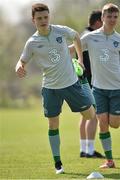 22 April 2015; Darragh Leahy, Republic of Ireland, in action during squad training. Republic of Ireland U17 Squad Training, Johnstown House Hotel, Enfield, Co. Meath. Picture credit: Pat Murphy / SPORTSFILE