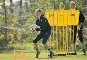 22 April 2015; Caoimhin Kelleher, Republic of Ireland, in action during squad training. Republic of Ireland U17 Squad Training, Johnstown House Hotel, Enfield, Co. Meath. Picture credit: Pat Murphy / SPORTSFILE