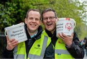 24 April 2015; Special Olympics volunteers were out in force in locations around Ireland today. The sports charity is aiming to raise €500,000 in a single day to support its sports programme for 9,000 athletes with intellectual disabilities. Pictured are volunteers Paul Delaney, left, and Patrick Leech. Picture credit: Piaras O Midheach / SPORTSFILE