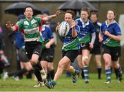 25 April 2015; Ciara Breen, Gorey, in action against Balbriggan. Bank of Ireland Paul Cusack Cup Final, Balbriggan v Gorey. Greystones RFC, Dr. Hickey Park, Greystones, Co. Wicklow. Picture credit: Matt Browne / SPORTSFILE