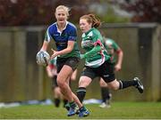 25 April 2015; Orla Power, Gorey, in action against Balbriggan. Bank of Ireland Paul Cusack Cup Final, Balbriggan v Gorey. Greystones RFC, Dr. Hickey Park, Greystones, Co. Wicklow. Picture credit: Matt Browne / SPORTSFILE