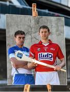 27 April 2015; In attendance at a photocall ahead of the Allianz Hurling League Division 1 Final this weekend are Cork's Lorcan McLoughlin, right, and Waterford's Pauric Mahony. Croke Park, Dublin. Picture credit: Ramsey Cardy / SPORTSFILE