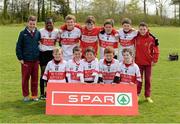 28 April 2015; The Monaleen N.S., Co. Limerick, team. SPAR FAI Primary School 5's Munster Final, Active Ennis Sports & Amenity Park, Lees Road, Ennis, Clare.  Picture credit: Diarmuid Greene / SPORTSFILE