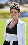29 April 2015; 2FM Broadcaster Lottie Ryan at the day's races. Punchestown Racecourse, Punchestown, Co. Kildare. Picture credit: Matt Browne / SPORTSFILE