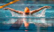 30 April 2015; Clodagh Flood, Tallaght, competes in the heats of the women's 200m butterfly event. 2015 Irish Open Swimming Championships, National Aquatic Centre, Dublin. Picture credit: Stephen McCarthy / SPORTSFILE