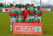 30 April 2015; The team from Durrow NS, Durrow, Co. Offaly. SPAR FAI Primary School 5s Leinster Final, MDL Grounds, Trim Road, Navan, Co. Meath. Picture credit: Brendan Moran / SPORTSFILE