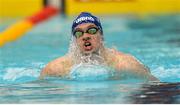 1 May 2015; Dan Sweeney, Sunday's Well, Co Limerick,  during the men's 100m breaststroke semi-final. 2015 Irish Open Swimming Championships, National Aquatic Centre, Abbotstown, Dublin. Picture credit: Piaras Ó Mídheach / SPORTSFILE