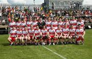 1 June 2008; The Derry squad. ESB Ulster Minor Championship Quarter-Final, Donegal v Derry, MacCumhaill Park, Ballybofey, Co. Donegal. Picture credit: Oliver McVeigh / SPORTSFILE