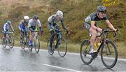 2 May 2015; Christopher McGlinchey, Irish Development Team, leads teammate Sean McKenna during the second stage. 150 elite cyclists from Australia, Holland, Belgium, France, England, Scotland, Northern Ireland and the Republic of Ireland compete in Stage 2 of the AmberGreen Energy Tour of Ulster in partnership with the SDS Group and Saltmarine Cars. Stage 2 takes the teams from Belfast  (Malone Playing Fields, House of Sport - Carryduff - Saintfield - Crossgar  - Downpatrick - Clough - Newcastle (Bryansford Road, Spelga Dam) - Kilkeel - Rostrevor - Hilltown - Rathfriland - Mayobridge - Warrenpoint - Newry. Picture credit: Stephen McMahon / SPORTSFILE