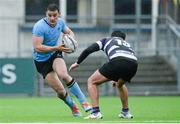 2 May 2015; Andy Marks, UCD, in action against Con Callen, Terenure. McCorry Cup Final, UCD v Terenure. Donnybrook, Dublin. Picture credit: Piaras Ó Mídheach / SPORTSFILE