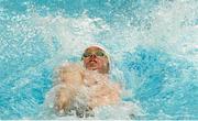 3 May 2015; Jordan Sloan, Bangor, during the men's 50m back-stroke Heat 2 of semi-finals. 2015 Irish Open Swimming Championships at the National Aquatic Centre, Abbotstown, Dublin. Picture credit: Piaras Ó Mídheach / SPORTSFILE